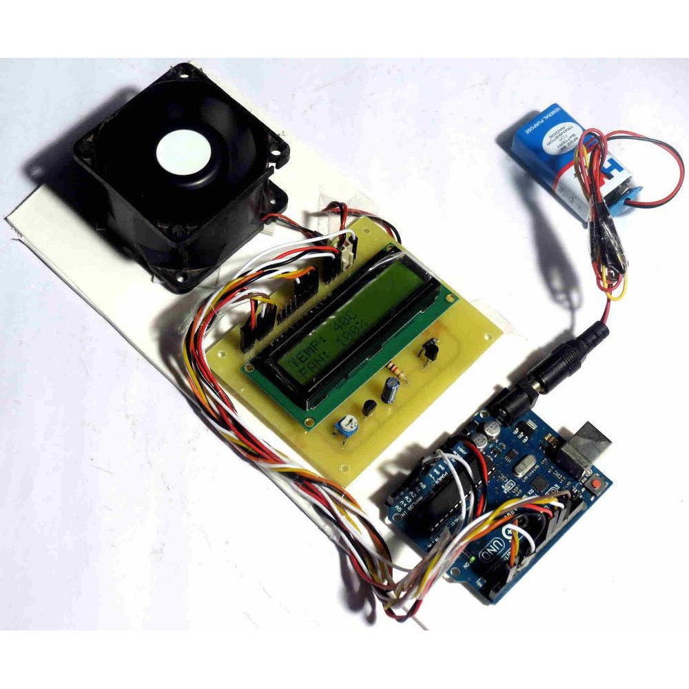 Buy Temperature Controlled Fan Using Arduino Elementzonline